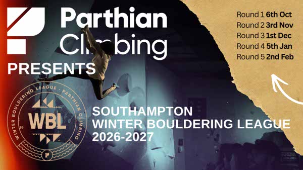 Parthian Climbing Southampton Winter Boulder League 2027