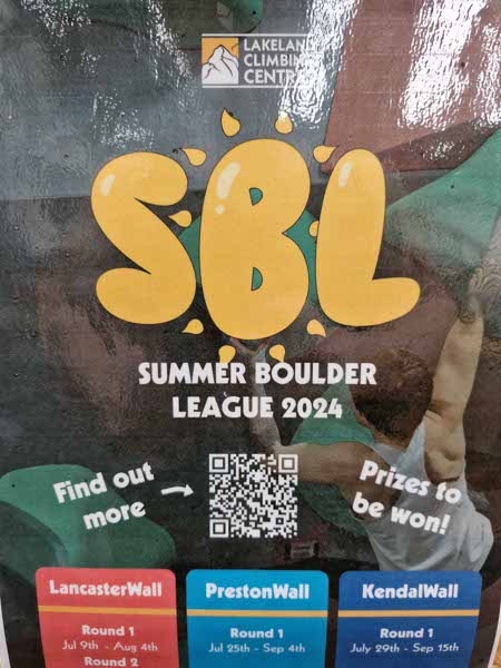 Summer Bouldering League 2024!