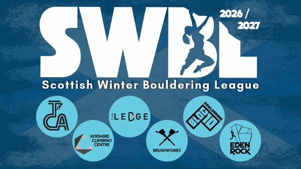 Scottish Winter Bouldering League (SWBL) 2026-2027