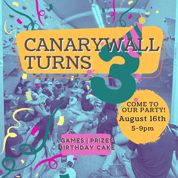 CanaryWall Birthday Comp