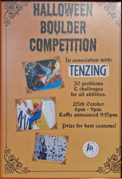 Round 1 Halloween Boulder Competition