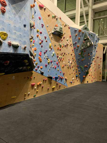 Bouldering wall